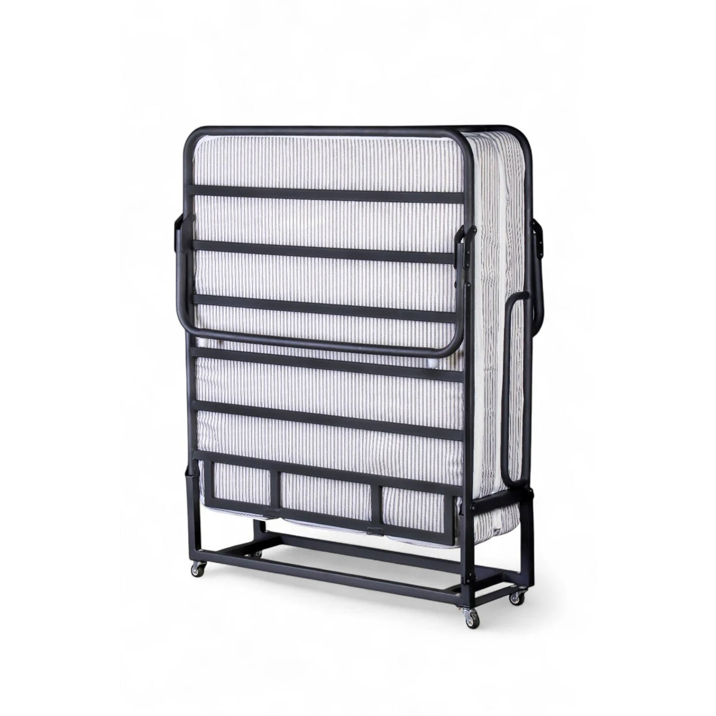 Foldable Roll-Away Bed with Mattress – Space-Saving Comfort