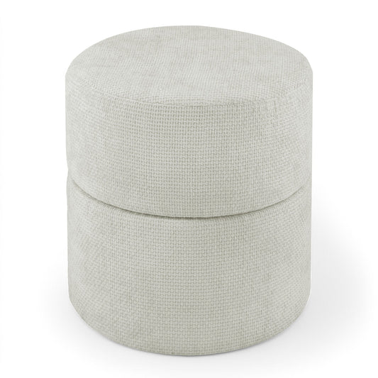 Madison 360° Swivel Pouffe-Chenille Fabric