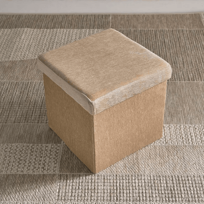 Flip & Fold Storage Ottoman — Sleek Design, Smart Storage