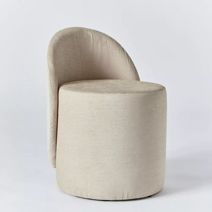 Prisma Chair Prisma Accent Chair — Elegant Curved Backrest & Luxe Fabric – Casaverve