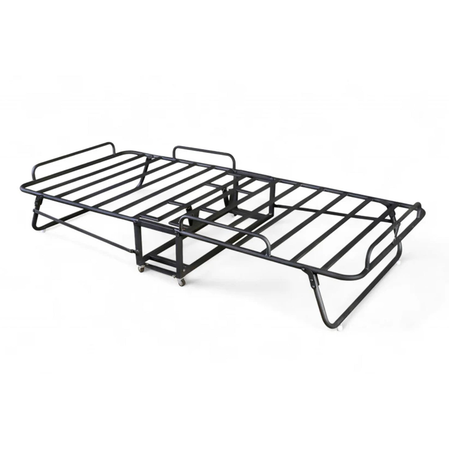 Foldable Roll-Away Bed with Mattress – Space-Saving Comfort