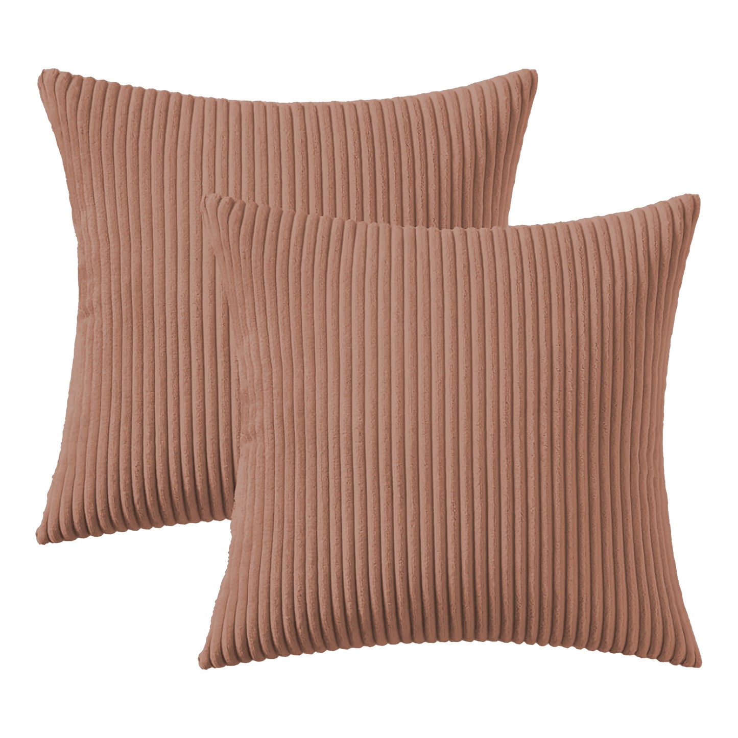 Corduroy Rib Filled Cushion- Set Of 2