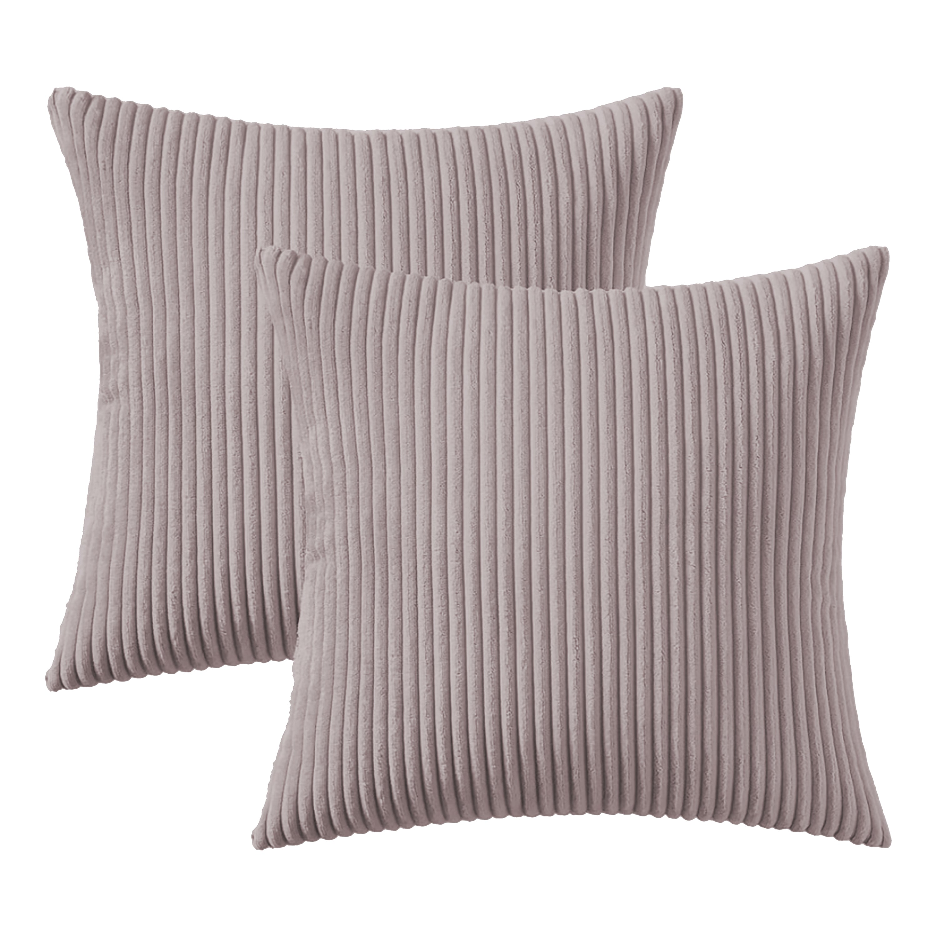 Corduroy Rib Filled Cushion- Set Of 2
