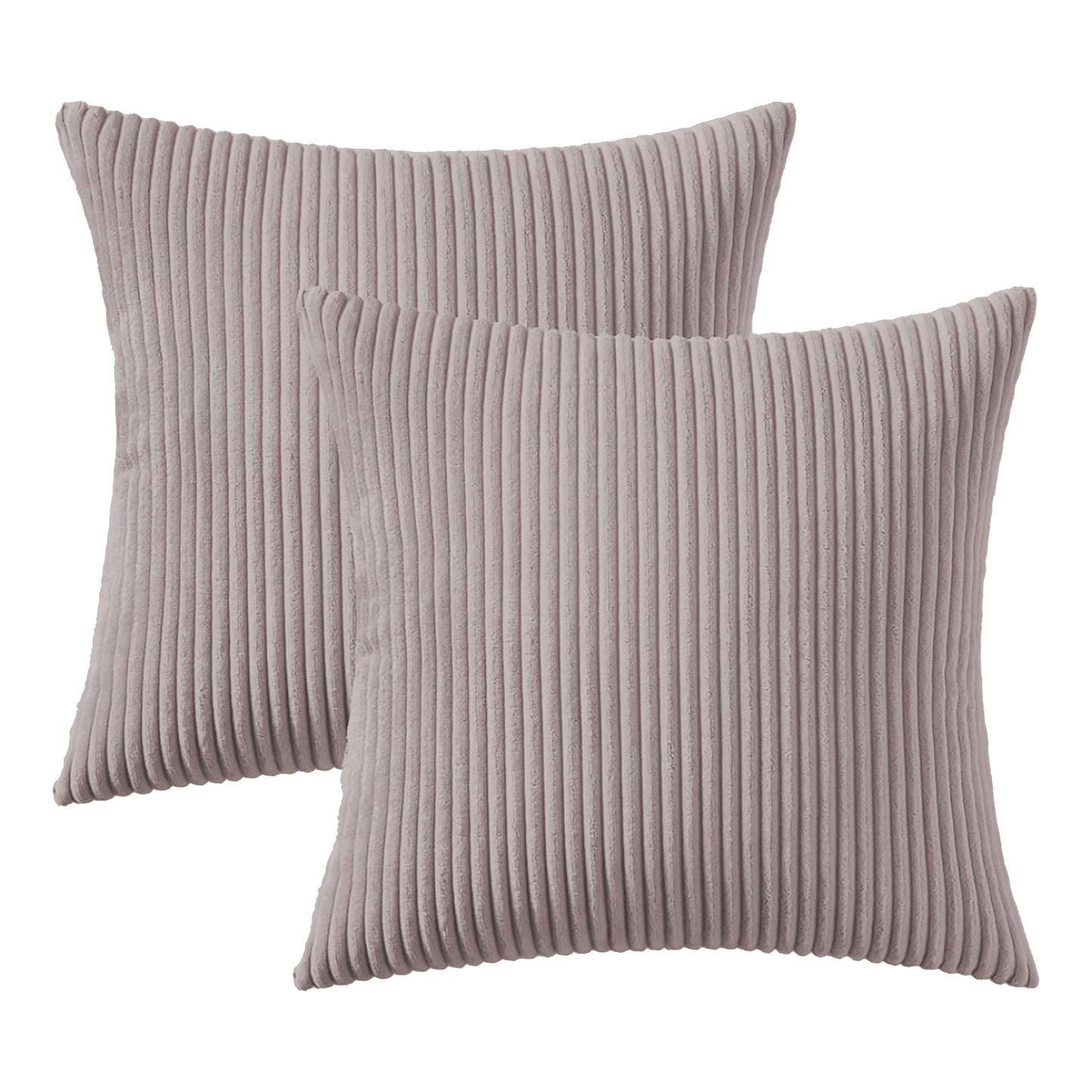 Corduroy Rib Filled Cushion- Set Of 2