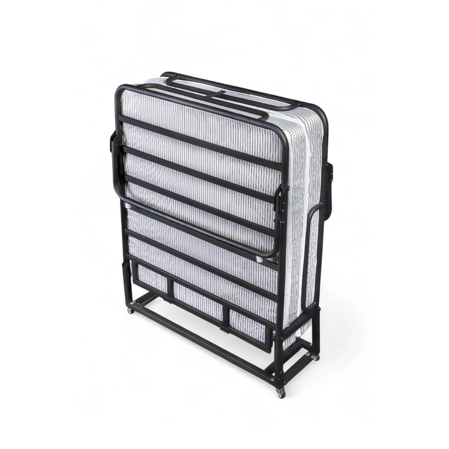 Foldable Roll-Away Bed with Mattress – Space-Saving Comfort