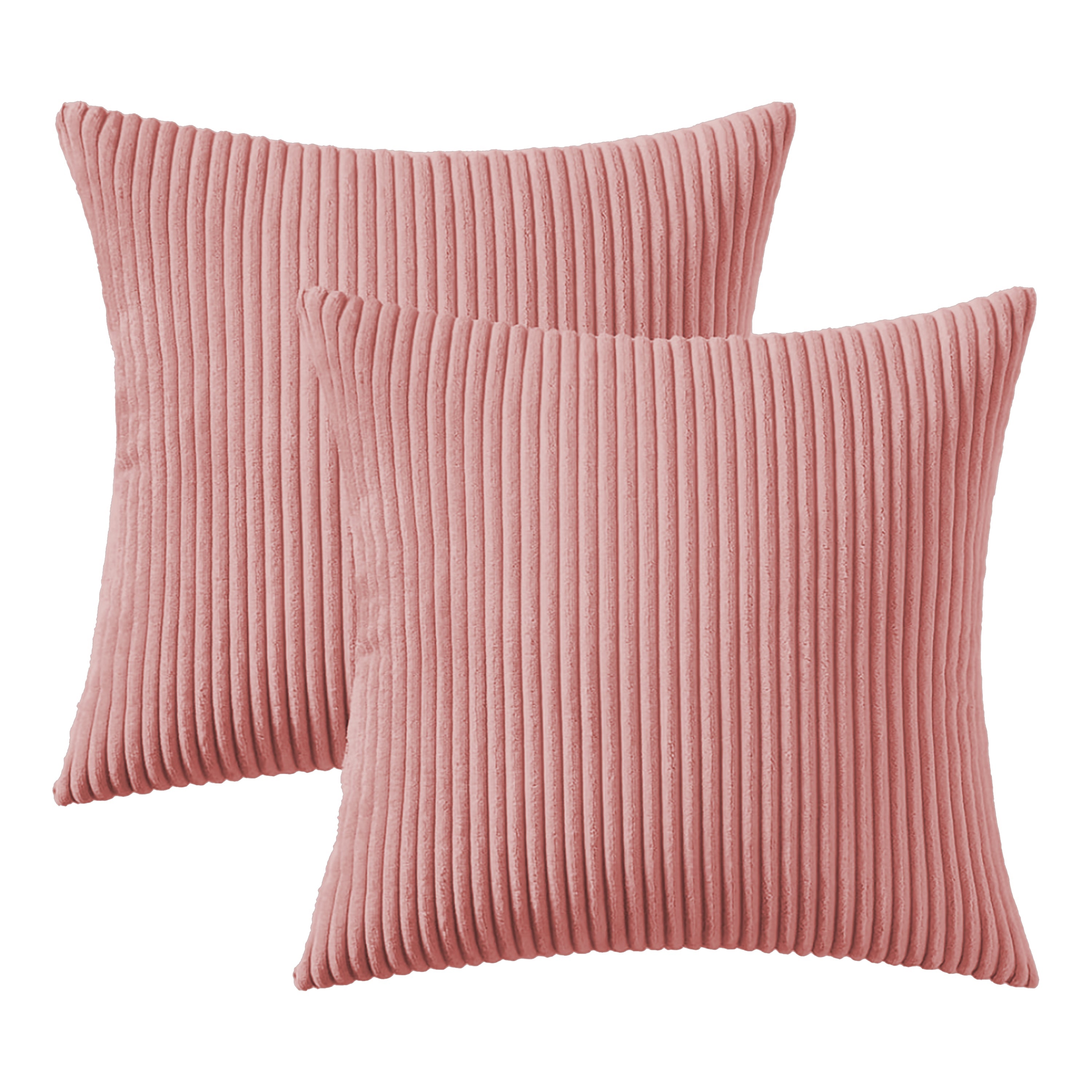 Corduroy Rib Filled Cushion- Set Of 2