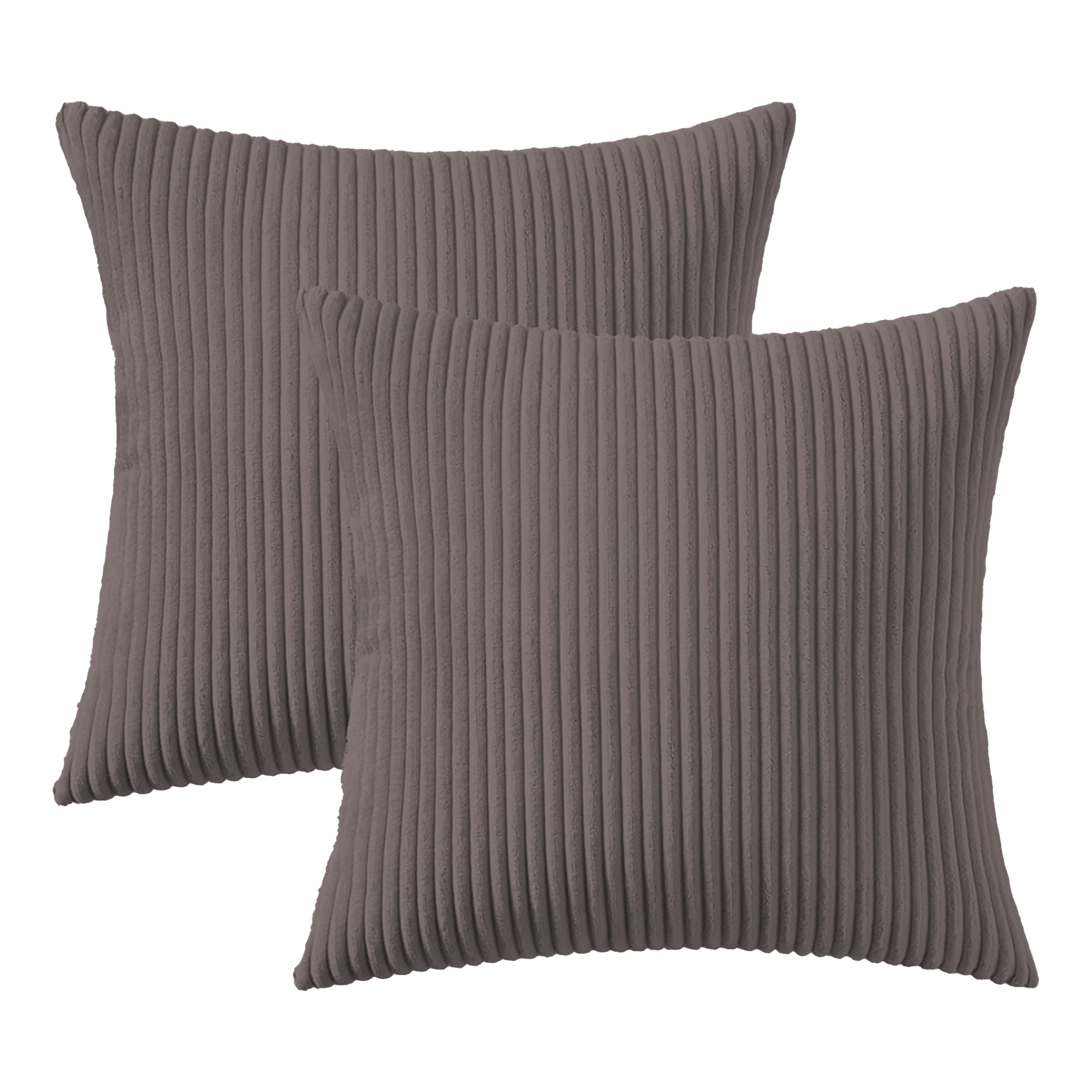 Corduroy Rib Filled Cushion- Set Of 2