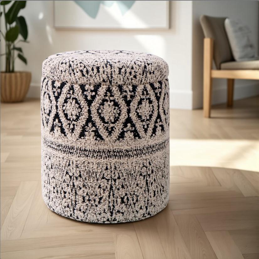 BOHO STORAGE OTTOMAN