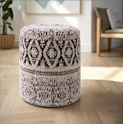 BOHO STORAGE OTTOMAN