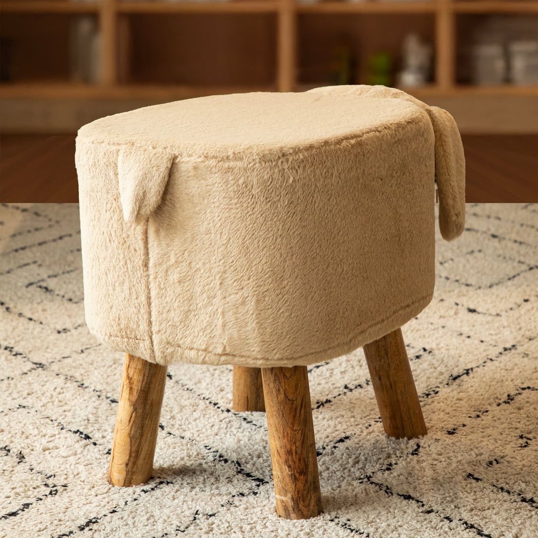 Dog Face Ottoman